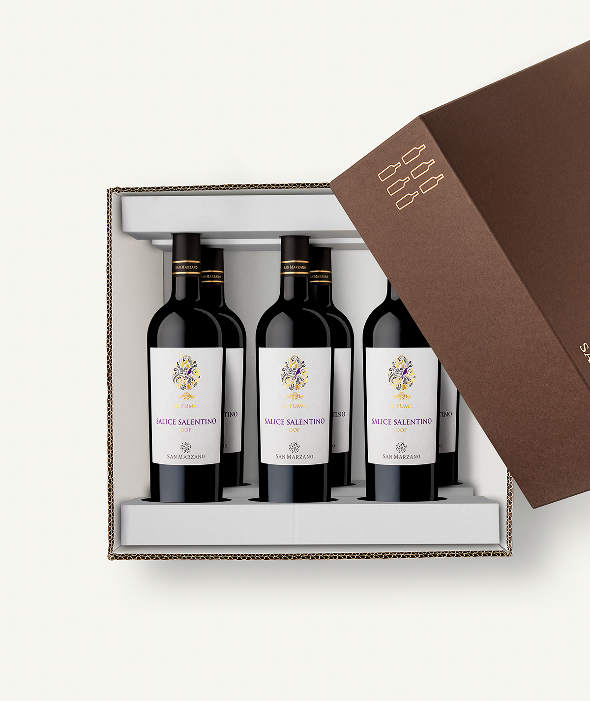 san-marzano-il-pumo-salice-salentino-dop-vin-rouge-coffret-6-bouteilles image 2