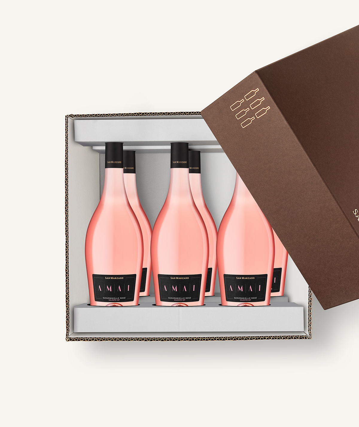 san-marzano-amai-susumaniello-ros-salento-igp-vin-ros-coffret-6-bouteilles image 2