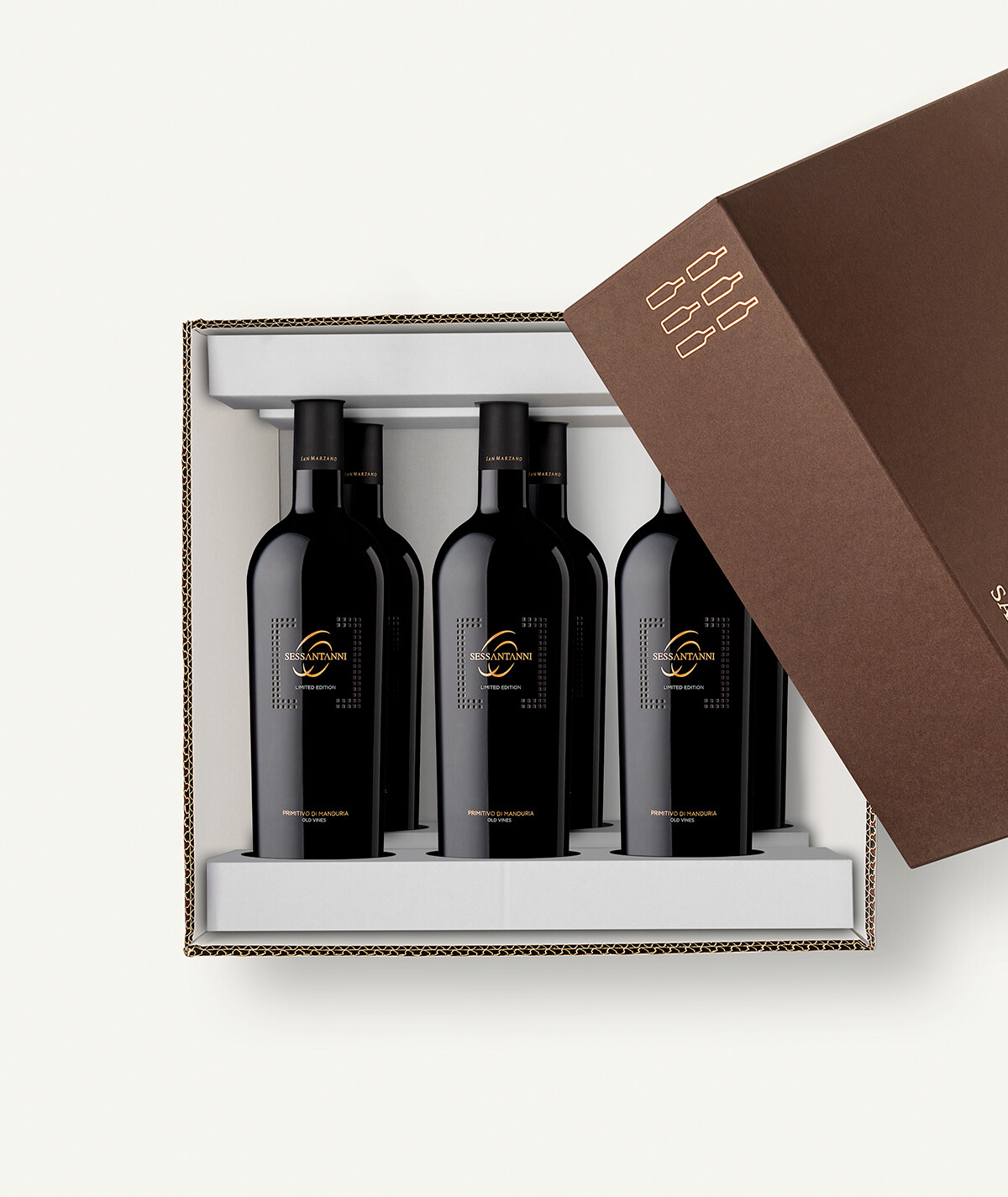 san-marzano-sessantanni-primitivo-di-manduria-dop-limited-edition-coffret-3-et-6 image 3