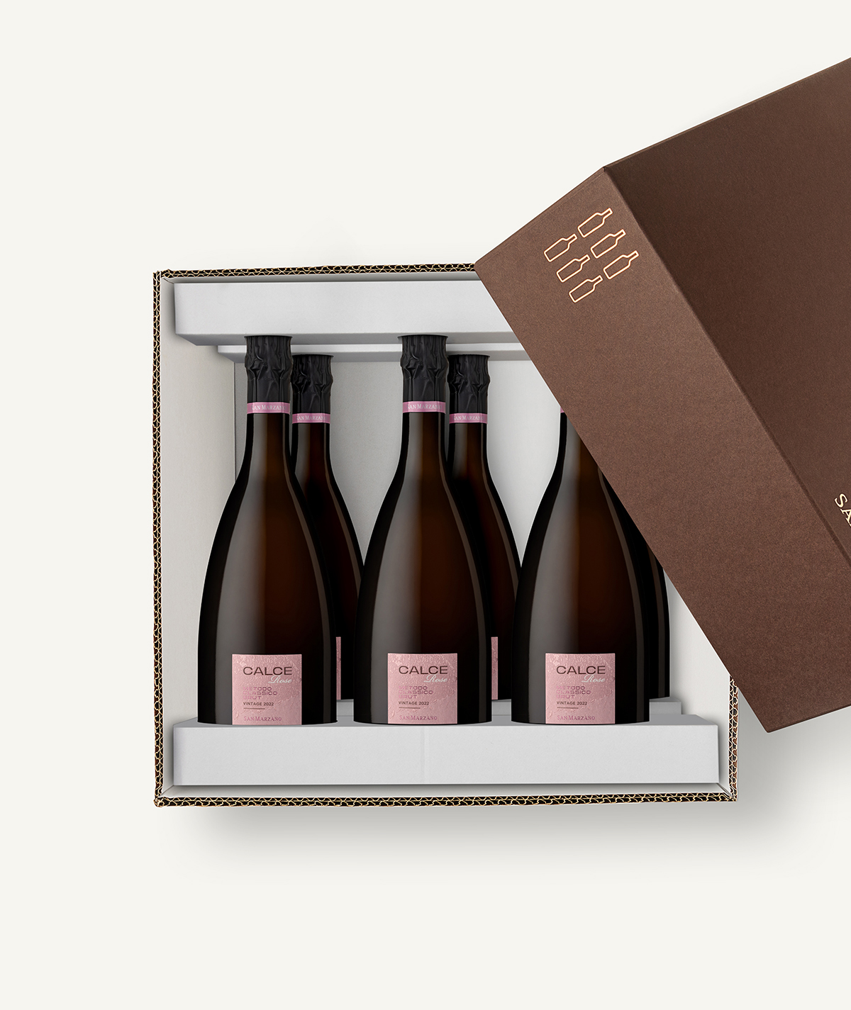 san-marzano-calce-ros-spumante-metodo-classico-brut-coffret-3-et-6-bouteilles image 3