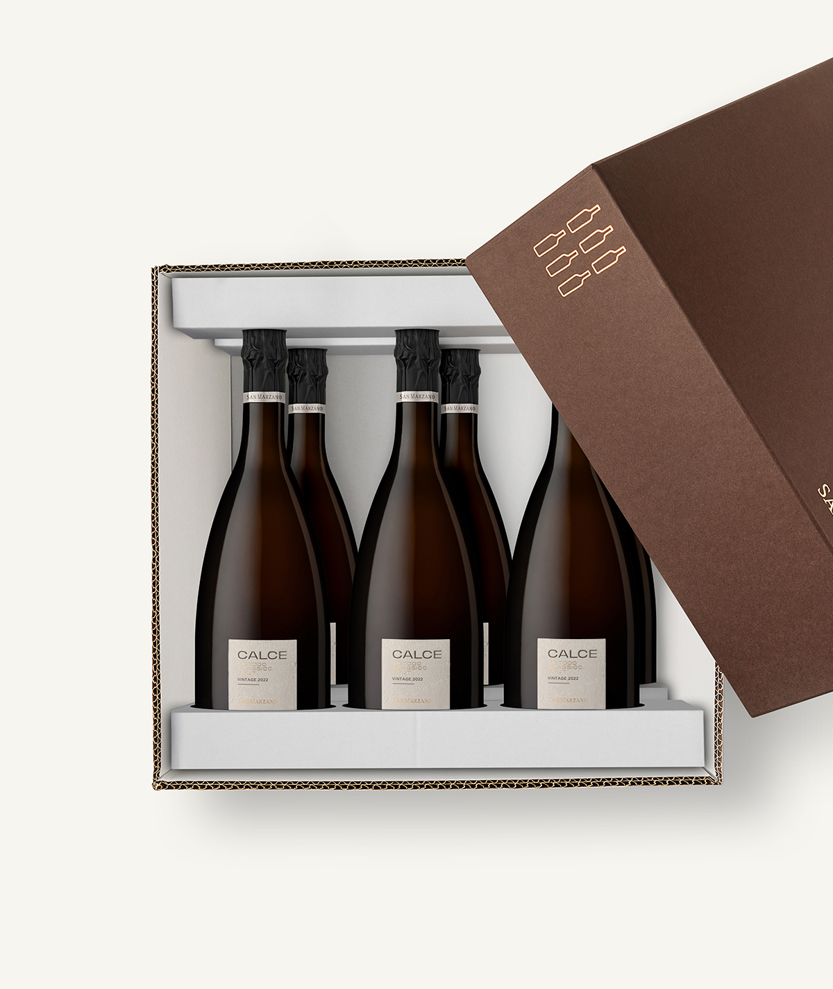 san-marzano-calce-spumante-metodo-classico-brut-blanc-coffret-3-et-6-bouteilles image 3