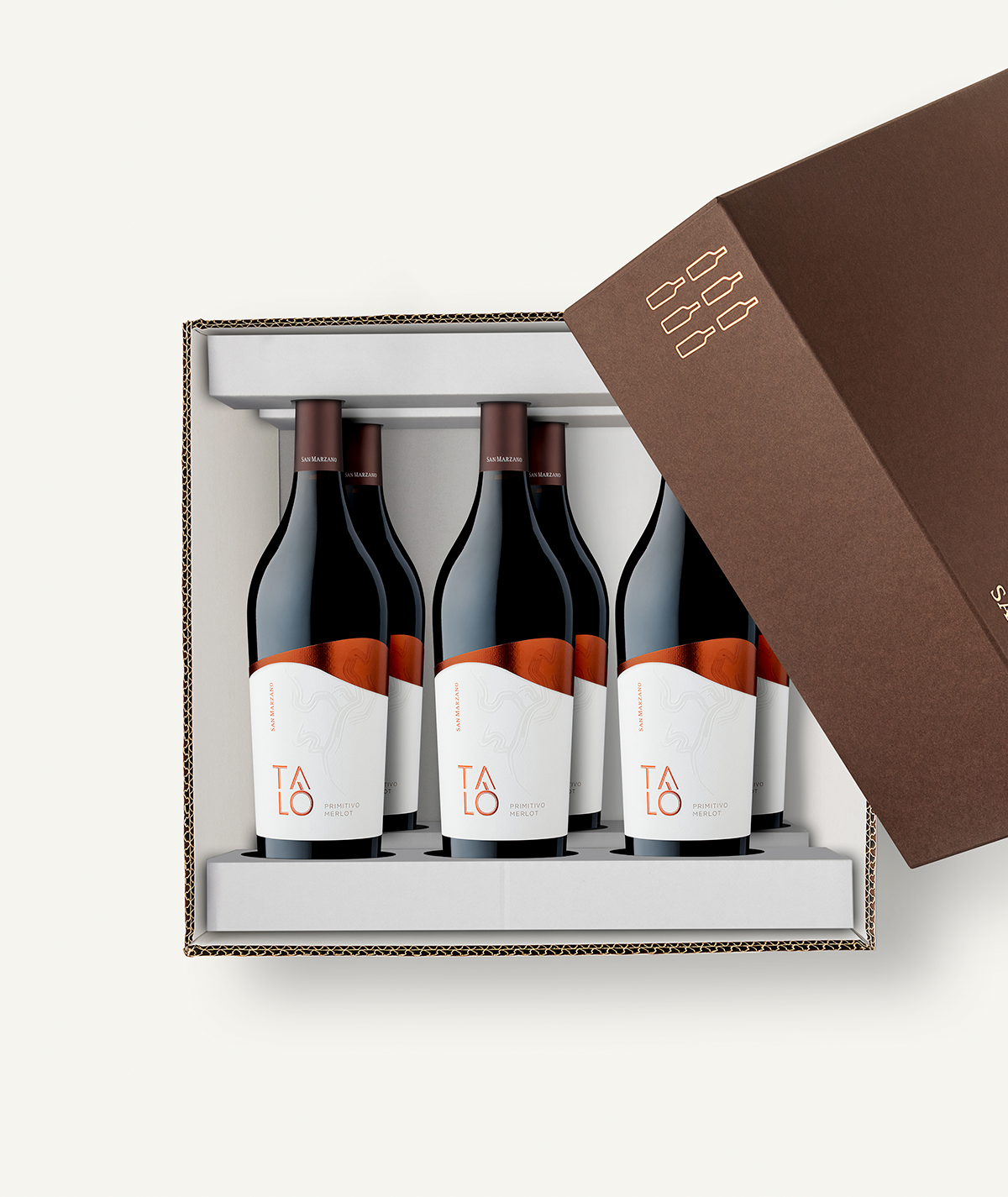san-marzano-tal-primitivo-merlot-salento-igp-vin-rouge-coffret-6-bouteilles image 2